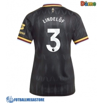 Fotballdrakt Dame Aston Villa Victor Lindelof #3 Bortedrakt 2026-27 Kortermet